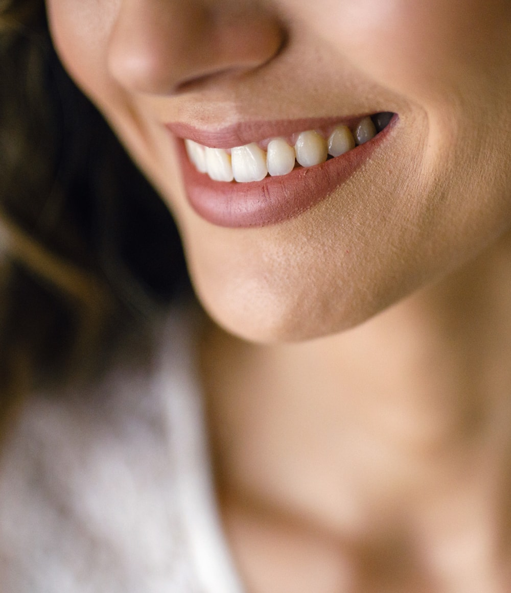 Woman smiling